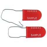 PW6 Red Wire Padlock Seals (SE1023)