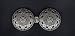 Beautiful Intricate Antique Silver Finish Cloak or Cape Clasp