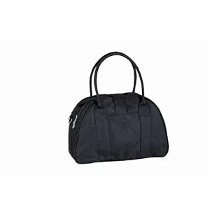 Lassig Shoulder Eco-Friendly Diaper Bag, Glam Black