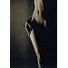 Large 35x23 inch Black & White Poster Print & Poster Hanger Set
