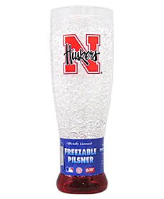 Nebraska Huskers Crystal Pilsner Glass