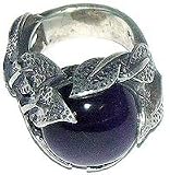 The Ring Mens Handmade Sterling Silver Jewelry with Gemstone, India (rng273)