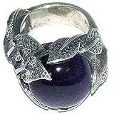 The Ring Mens Handmade Sterling Silver Jewelry with Gemstone, India (rng273)