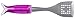Art and Cook Perforated Turnette, Pink
