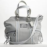 Coach Poppy Leather Large Spotlight Convertible Shoulder Tote