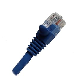Blue Ethernet Network, Patch Cable, Molded Snagless Boot, 100 feet - Connects computer to... by Professional cable