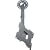 Peerless PC932B-S Adjustable Tilt Ceiling Mount for 15" to 37" Displays with 13.8" to 21.8" Extension (Silver)