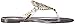 Jack Rogers Women's Sparkle Georgica Jelly Flip-Flop Sandal