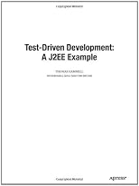 Test-Driven Development: A J2EE Example (Expert's Voice)