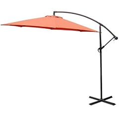 Ampelschirm Banana 300 cm - Farbe: terracotta