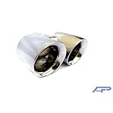 Agency Power Black Chrome Muffler Tips AP-987-171B by Agency Power