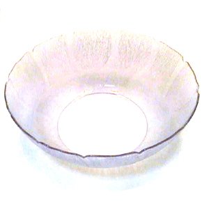 BOWL PETAL CLEAR 15