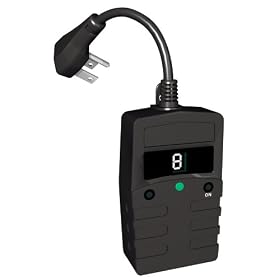 Stanley 31217 Digital Outdoor Photocell Light Timer, Black by Stanley