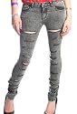 Criminal Damage - Ripped Skinny Fit Jeans