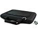 ULTIMATEADDONS Black Hard Netbook Briefcase Bag EVA for Acer Ferrari One 11.6"
