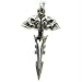 Dual Skull Sword - Silver Pendant