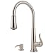 Price Pfister F5297YPS Ashfield 2 or 4-Hole Pull-Down Kitchen Faucet, Stainless Steel