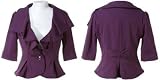 ROMEO & JULIET COUTURE Cropped Ruffled Cardigan Jacket