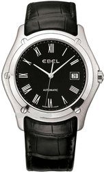 Ebel Classic Mens Black Face Automatic Watch 9120F51/5235136 / 1215631