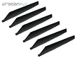 3 Sets of Black Lower Replacement Blades (6 pieces) for the Lama II V4 - Blade B (Qty 6)