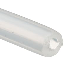 Nylon 12 Semi Flexible Tubing, 0.058" ID x 0.125" OD x 0.034" W, Color: Natural 10' Length