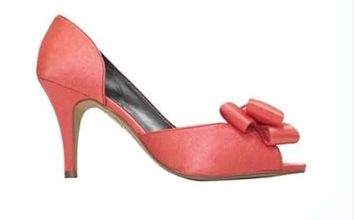 JOHN LEWIS SAPPHIRE PARCEL BOW CORAL PINK SHOES (6): Amazon ...