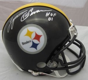 Lynn Swann Autographed/Hand Signed Pittsburgh Steelers Mini Helmet w/HOF