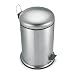 Polder Commercial Style Step Can, Stainless Steel, 5.3-Gallon