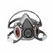 3M 1840704 Cartridge Half-Facepiece Respirator Half Facepiece, M