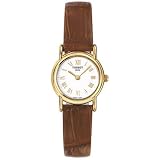 Tissot Watches- Tissot Carson 18k Solid Gold Ladies Watch