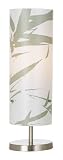 Contemporary Bamboo Printed Acrylic Shade Table Lamp