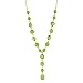 Jewelry : Jewel Tone Channels Olivine Hues Y Style Necklace