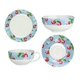 キャスキッドソン Cath Kidston STRAWEBERRY ストロベリー 朝食4点セット マグカップ プレート ボール