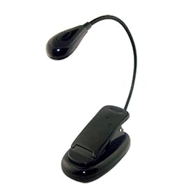 Black eBook Reader Light for the Amazon Kindle 2 eBook Reader Electronic Reading Device