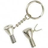 Gifts of Note Djembe silver keyring (Djembe S.Silver Pendant)