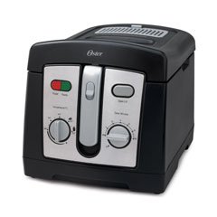 Oster 7716 2.5 Liter Immersion Cool Zone Electric Deep Fryer, Black
