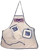 New York Giants NFL Apron Oven Mitt Potholder Tailgate Set