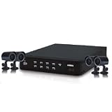 4 Channel Component Security Bundle with 160GB Hard Drive DVR and 4 CCD Color Cameras