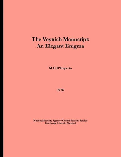 The Voynich Manuscript - An Elegant Enigma
