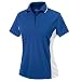 Women's Color Blocked Wicking Polo, Royal/White
