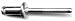 1/4" Window Regulator Rivet (Qty: 250)