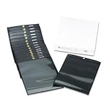 New-C-Line 45912 - Shop Ticket Holders, 9 x 12, Clear Front w/Black Pressboard Back, 25/Box - CLI45912