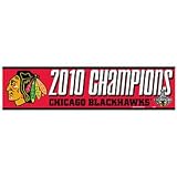 Chicago Blackhawks 2010 Stanley Cup Champions Bumper Sticker