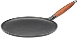 K&uuml;chenprofi 03 0310 10 28 Gusseisen Crepespfanne 28 cm inklusiv Zubeh&ouml;r