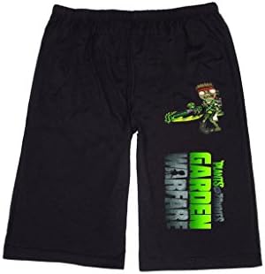 HAIHX Men's Plants VS Zombies Garden Warfare Lounge breeches Shorts Pants L Black
