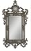 Adella Heavily Antiqued Gold Leaf with Dark Gray Mirror - Free Shipping Uttermost Mirrors - Free Shipping