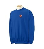 Custom embroidered Super Dad design on sweatshirt