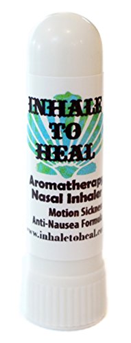 Inhale to Heal Motion Sickness Vertigo Anti-nausea Formula Aromatherapy Nasal Inhaler