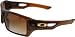 Oakley Men's Eyepatch Square Sunglasses,Polished Root Beer Frame/Dark Brown Gradient Lens,One Size