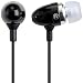 Premium Black Aluminum Handsfree Stereo Earphone with Built-in Microphone Remote for Iphone 2g 3g 3g